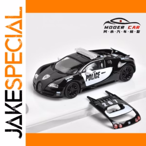 1:64 Scale Metal Police Diecast Model Car