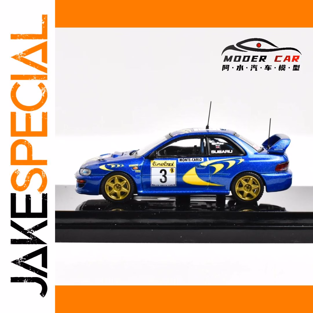 Hobby Japan 1:64 Impreza WRC Diecast Model Car - immagine 5