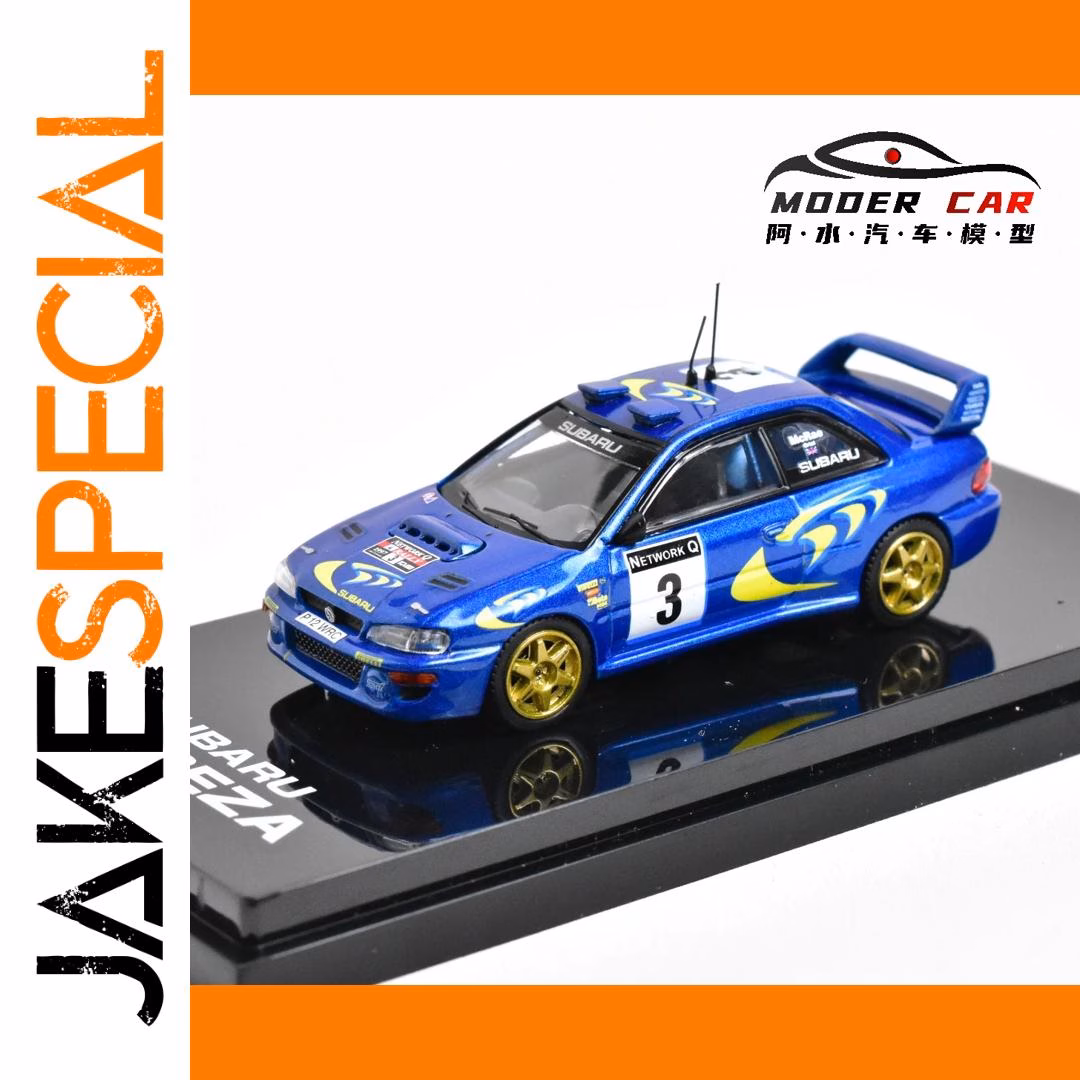 Hobby Japan 1:64 Impreza WRC Diecast Model Car - immagine 4