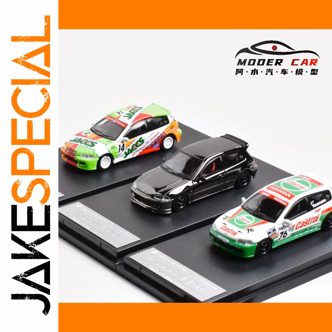 CIVIC EG6 1:64 Scale Diecast Model Car - Image 2