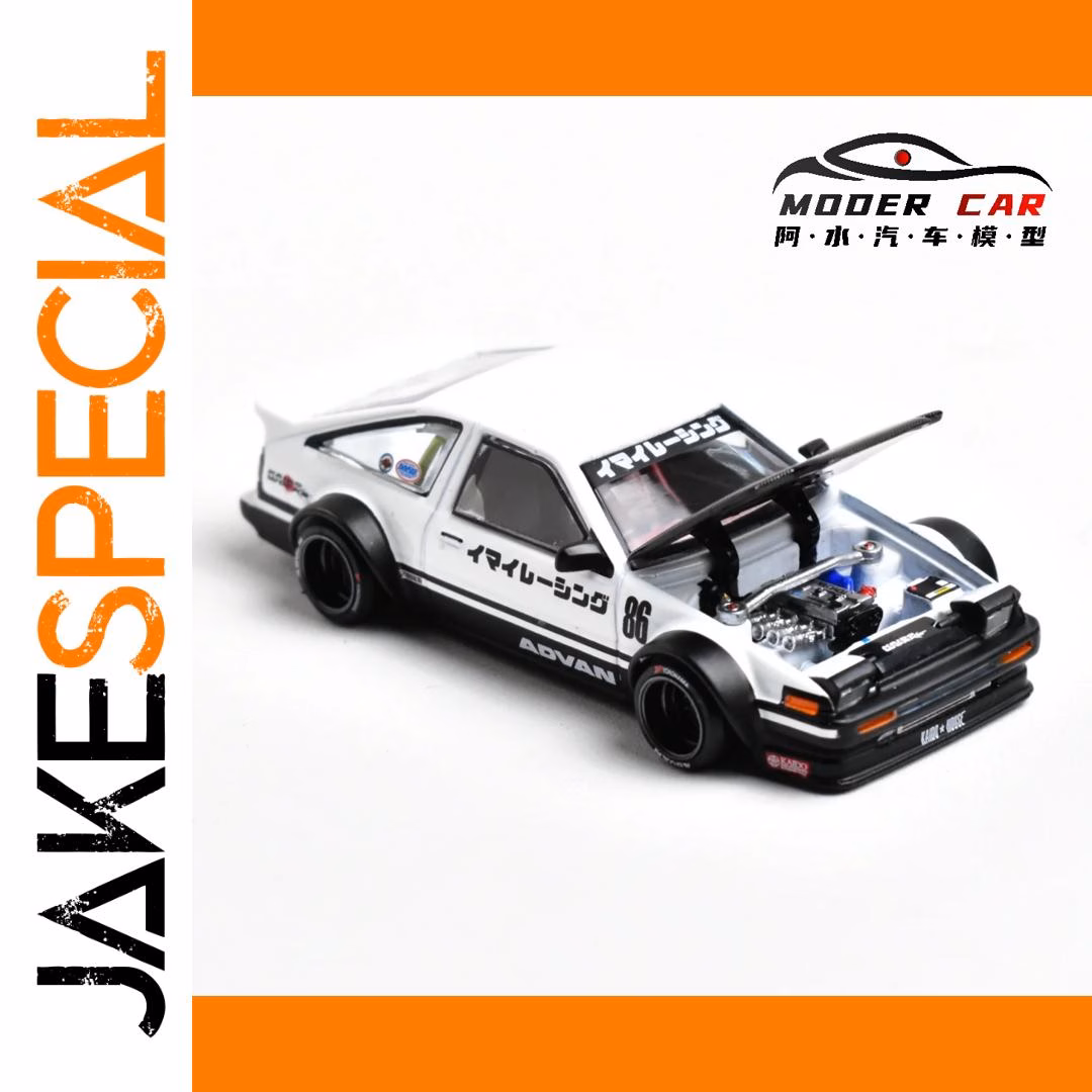 AE86 Diecast Model Car 1:64 Scale Metal - Image 2
