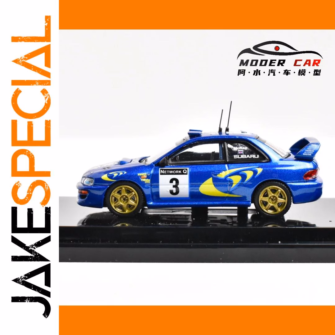 Hobby Japan 1:64 Impreza WRC Diecast Model Car - immagine 8