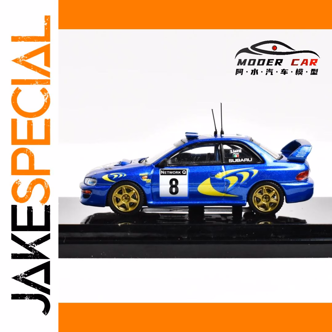 Hobby Japan 1:64 Impreza WRC Diecast Model Car - immagine 9