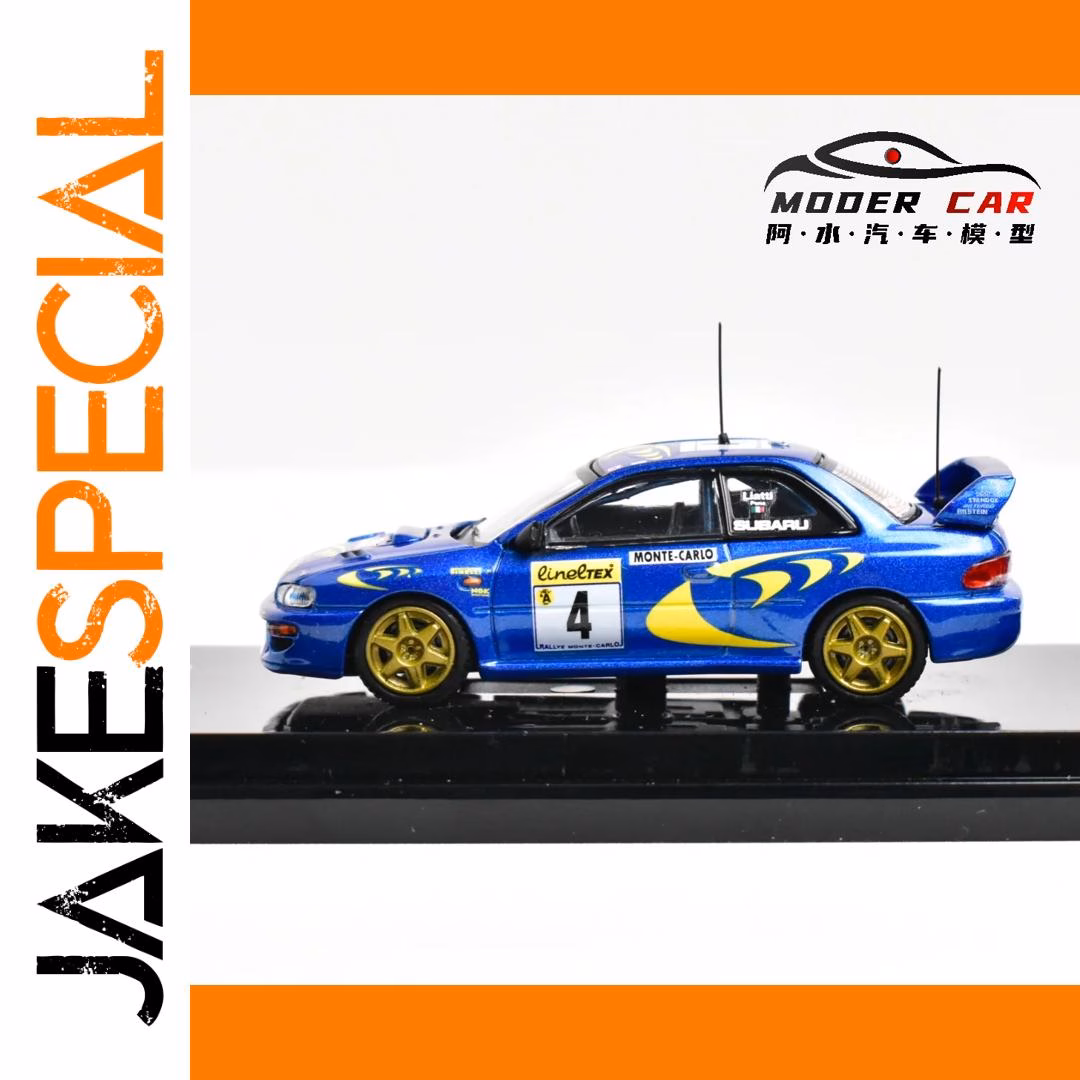 Hobby Japan 1:64 Impreza WRC Diecast Model Car - immagine 10